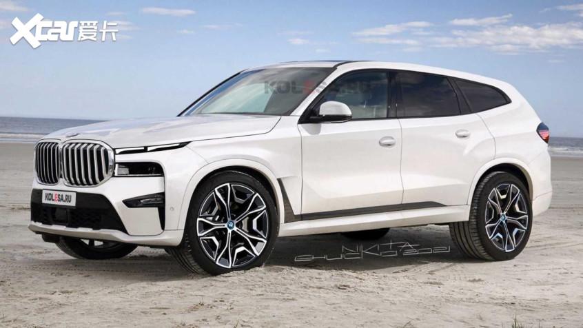 BMW X8 large flagship SUV imaginary picture